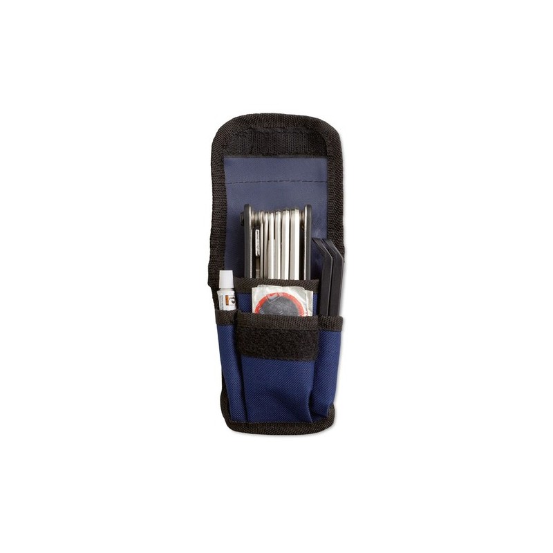 Kit de Réparation Personnalisé Éco-responsable pour Vélo - AMIR Matières : métal Couleurs : bleu cadeau entreprise pas cher