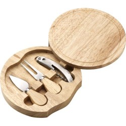 Set à fromage personnalisé  Bellamy Matières : bois Couleurs : brun 2
