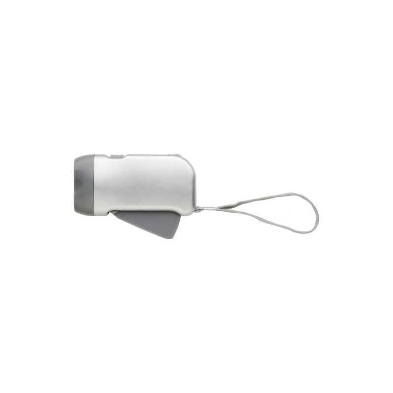 Lampe de poche dynamo publicitaire  Tristan Matières : nylon Couleurs : bleu cobalt cadeau collaborateur premium