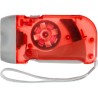 Lampe de poche dynamo publicitaire  Tristan Matières : nylon Couleurs : rouge impression haute définition