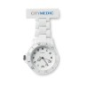 Montre analogique infirmière personnalisée - NURWATCH Matières : PET Couleurs : blanc personnalisable avec votre logo