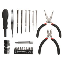 Jeu d'outils Pratique Personnalisé dans une Boîte - PAUL Matières : métal Couleurs : noir cadeau entreprise pas cher