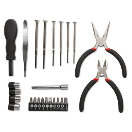 Jeu d'outils Pratique Personnalisé dans une Boîte - PAUL Matières : métal Couleurs : noir cadeau entreprise pas cher