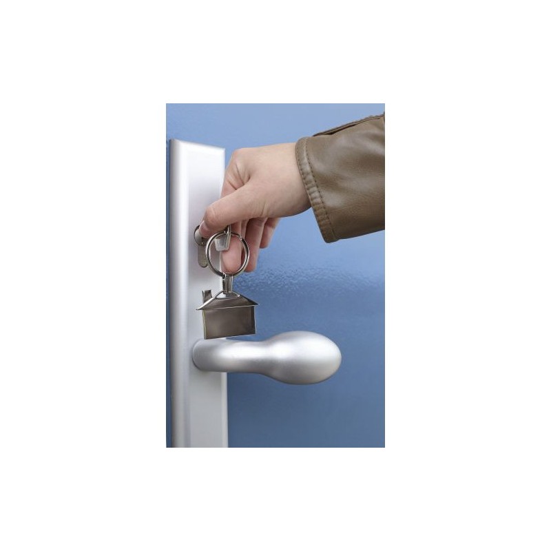 Porte-clés en métal Mika - Élégance et praticité