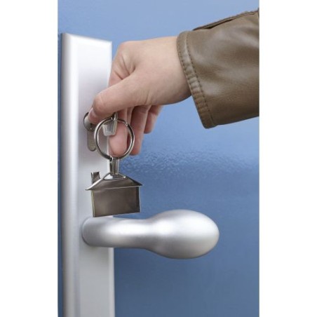 Porte-clés en métal Mika - Élégance et praticité