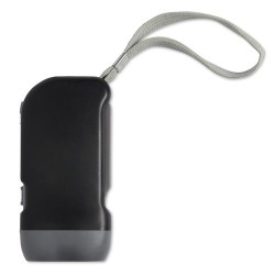 Lampe à LED Personnalisée Éco-responsable - ROBIN Matières : ABS Couleurs : noir 2