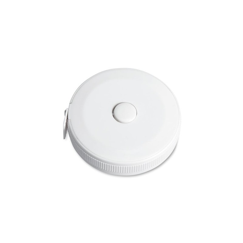 Mètre-ruban Personnalisé 1m Pratique - JEN Matières : PVC Couleurs : blanc personnalisable avec votre logo