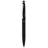 Stylo-stylet publicitaire unique QUIM Matières : aluminium Couleurs : noir marquage laser ultra précis