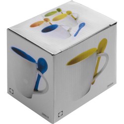  Matières : céramique Couleurs : jaune cadeau affaires élégant