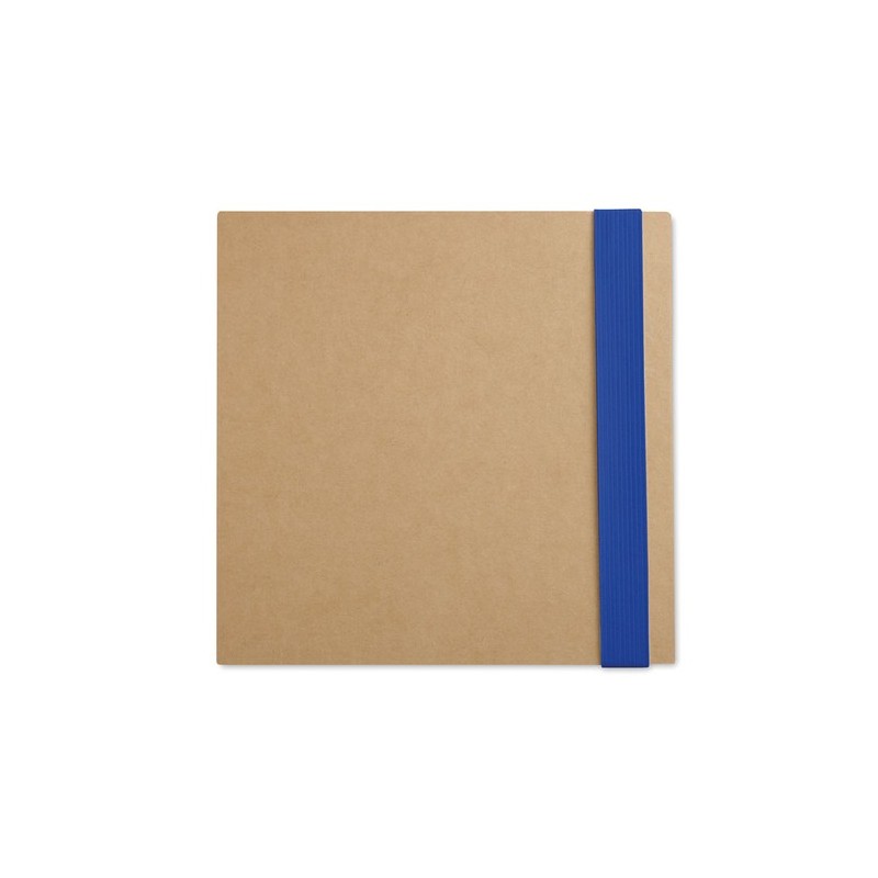 Set de Papeterie Personnalisé - QUINCY Accessoires de Bureau Matières : papier Couleurs : bleu royal marquage laser ultra précis