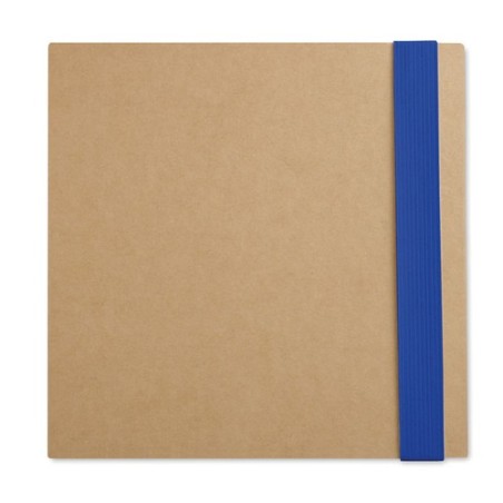 Set de Papeterie Personnalisé - QUINCY Accessoires de Bureau Matières : papier Couleurs : bleu royal marquage laser ultra précis