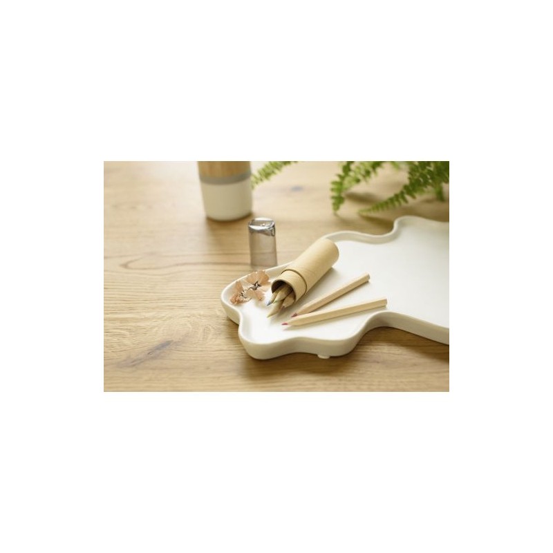 Tube de 6 Crayons Libbie avec Taille-Crayon