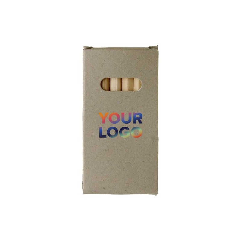 Set de 6 Crayons Gigi - Couleurs Éclatantes