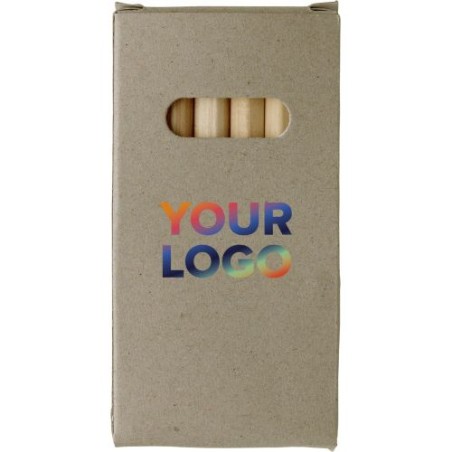 Set de 6 Crayons Gigi - Couleurs Éclatantes