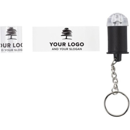 Porte-clés torche Carly : Éclairez vos clés avec style