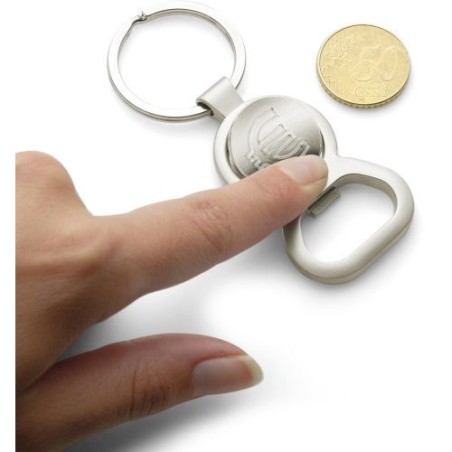 Porte-clés Métal Soren avec Décapsuleur