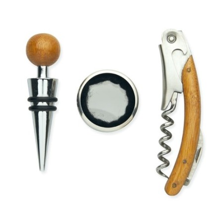 Coffret de Sommelier en Bambou SONOMA