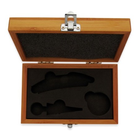 Coffret de sommelier  en bambou - SONOMA Matières : MDF Couleurs : bois cadeau entreprise pas cher