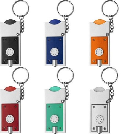 Porte-clés torche en plastique Madeleine