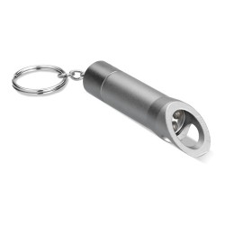 Lampe torche porte-clés personnalisée en métal LITOP - Cadeau pratique pas cher Matières : aluminium Couleurs : pierre