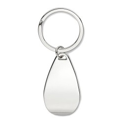 Porte-clés Décapsuleur Personnalisé Éco-responsable HANDY Matières : métal Couleurs : argenté brillant
