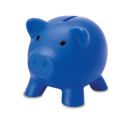 Tirelire Personnalisée Éco-responsable SOFTCO - Idéale pour vos Objectifs d'Épargne Matières : PVC Couleurs : bleu