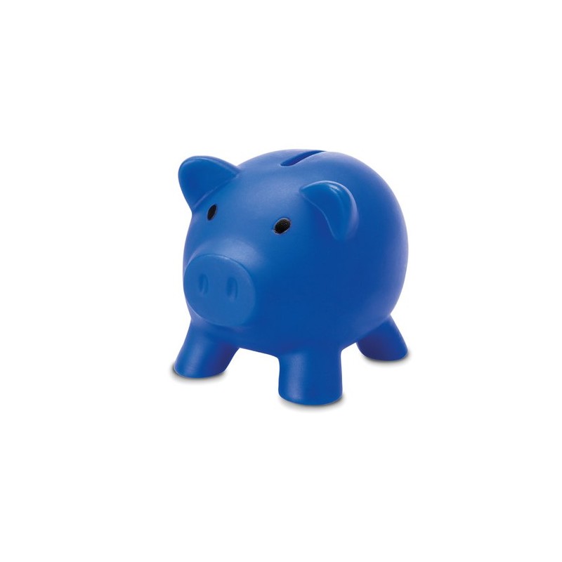 Tirelire Personnalisée Éco-responsable SOFTCO - Idéale pour vos Objectifs d'Épargne Matières : PVC Couleurs : bleu