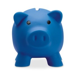 Tirelire Personnalisée Éco-responsable SOFTCO - Idéale pour vos Objectifs d'Épargne Matières : PVC Couleurs : bleu impression lo