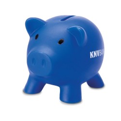 Tirelire Personnalisée Éco-responsable SOFTCO - Idéale pour vos Objectifs d'Épargne Matières : PVC Couleurs : bleu cadeau affair