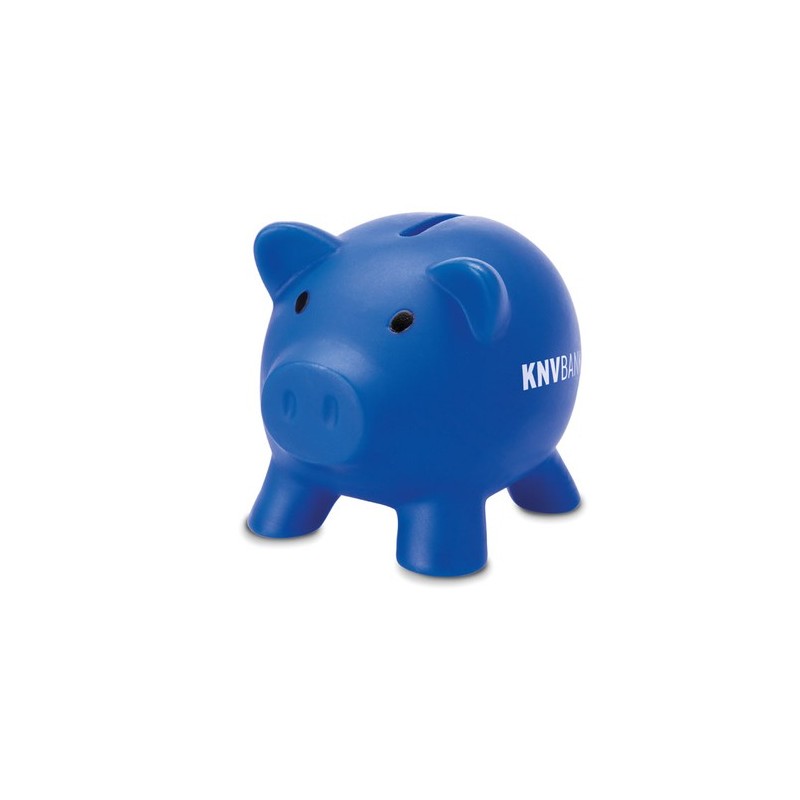 Tirelire Personnalisée Éco-responsable SOFTCO - Idéale pour vos Objectifs d'Épargne Matières : PVC Couleurs : bleu cadeau affair