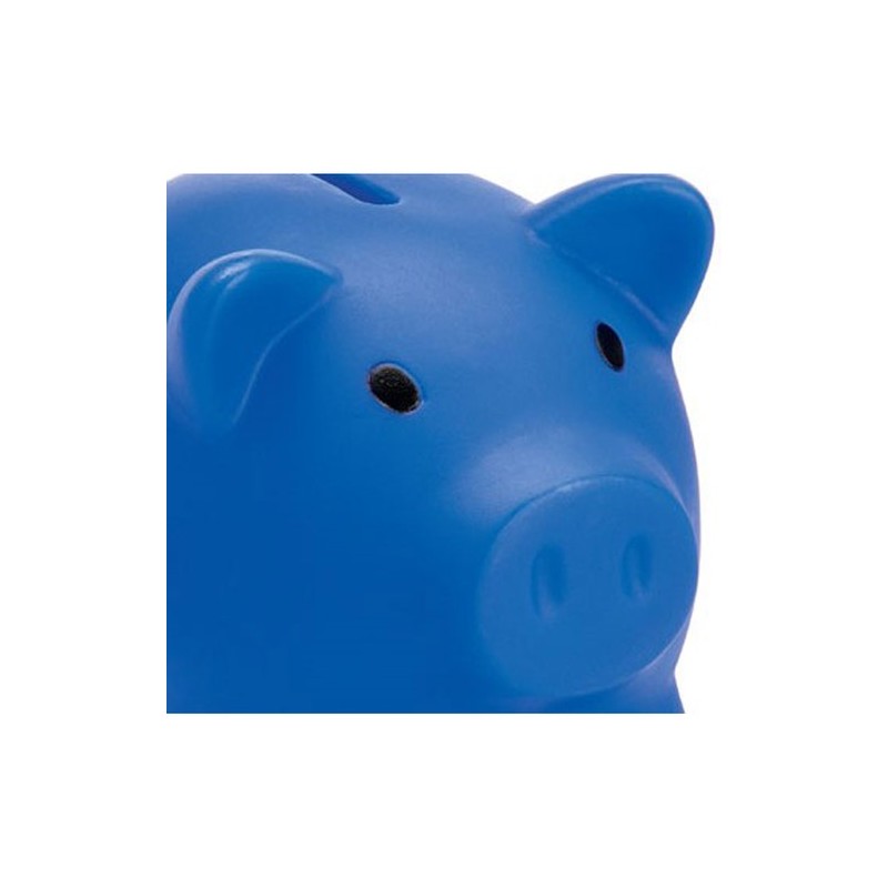 Tirelire Personnalisée Éco-responsable SOFTCO - Idéale pour vos Objectifs d'Épargne Matières : PVC Couleurs : bleu goodies publi