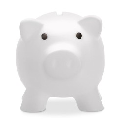Tirelire Personnalisée Éco-responsable SOFTCO - Idéale pour vos Objectifs d'Épargne Matières : PVC Couleurs : blanc goodies entr