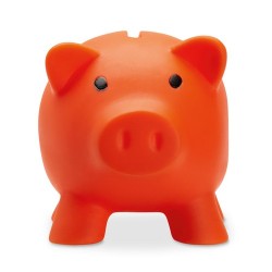 Tirelire Personnalisée Éco-responsable SOFTCO - Idéale pour vos Objectifs d'Épargne Matières : PVC Couleurs : orange objet promo