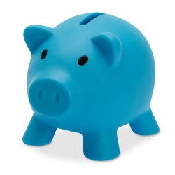 Tirelire Personnalisée Éco-responsable SOFTCO - Idéale pour vos Objectifs d'Épargne Matières : PVC Couleurs : turquoise livraiso