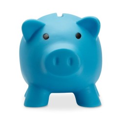 Tirelire Personnalisée Éco-responsable SOFTCO - Idéale pour vos Objectifs d'Épargne Matières : PVC Couleurs : turquoise cadeau c