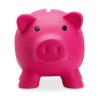 Tirelire Personnalisée Éco-responsable SOFTCO - Idéale pour vos Objectifs d'Épargne Matières : PVC Couleurs : fuchsia personnali